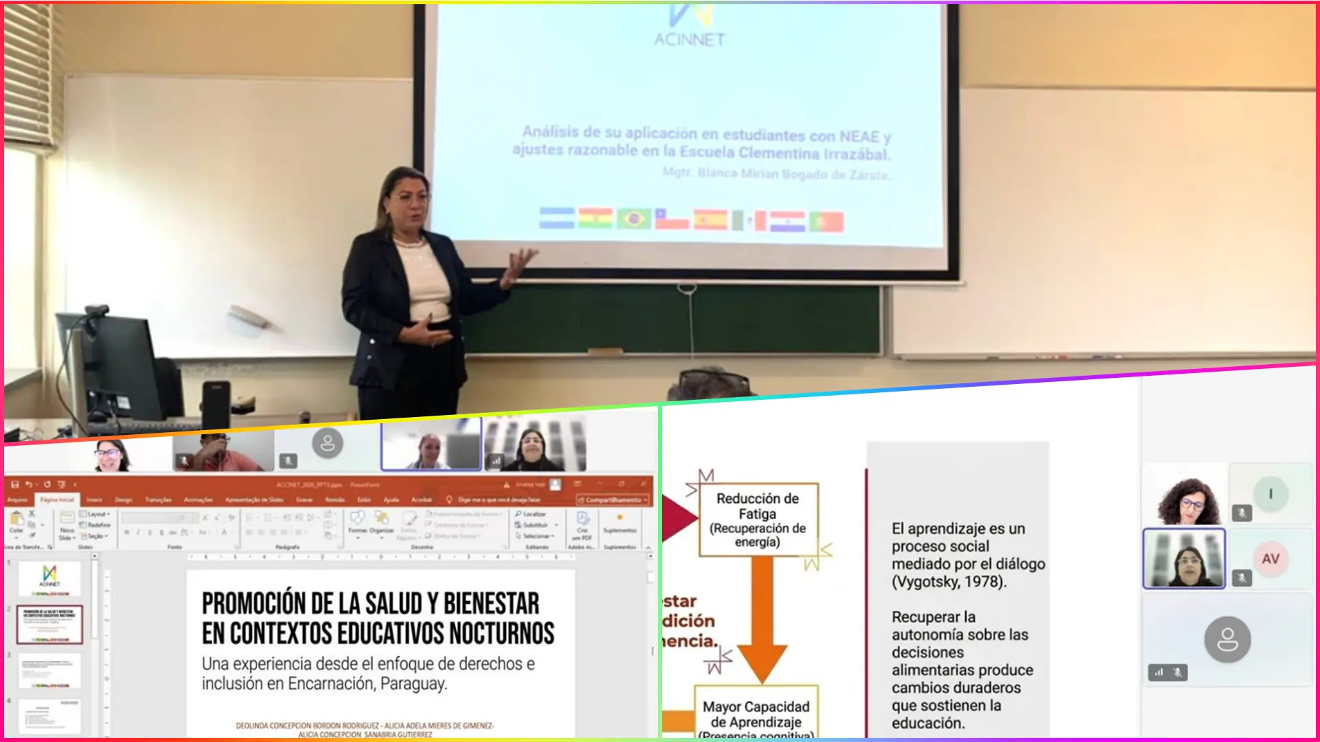 Estudiantes de Posgrado UNAE presentaron comunicaciones en el marco del XI Congreso de la Red ACINNET