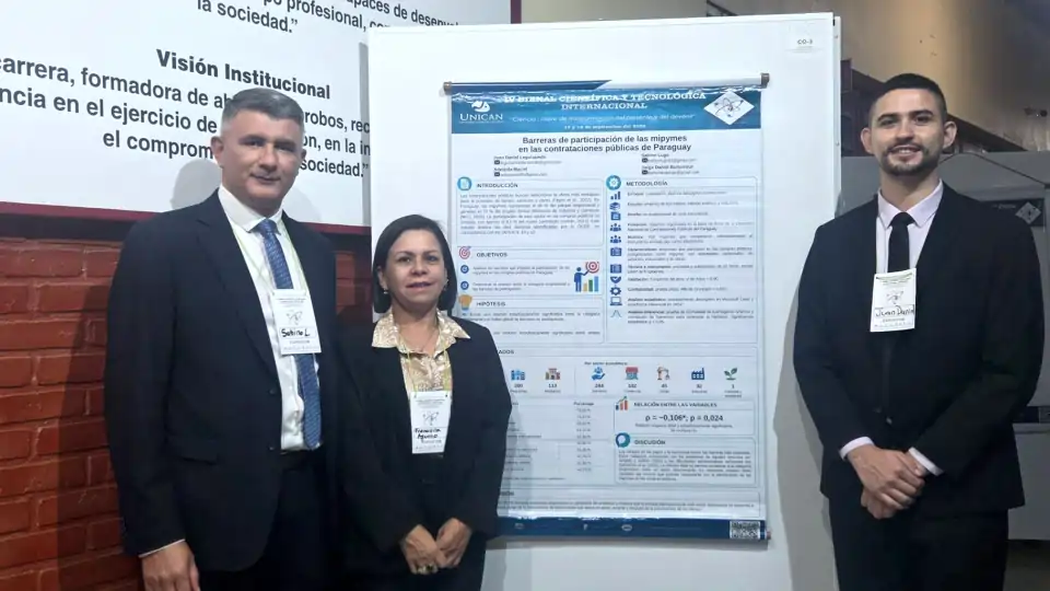 Recientes egresados del Doctorado en Contabilidad y Auditoría de Posgrado-UNAE presentaron investigaciones en el IV Bienal Científica y Tecnológica Internacional UNICAN 2026