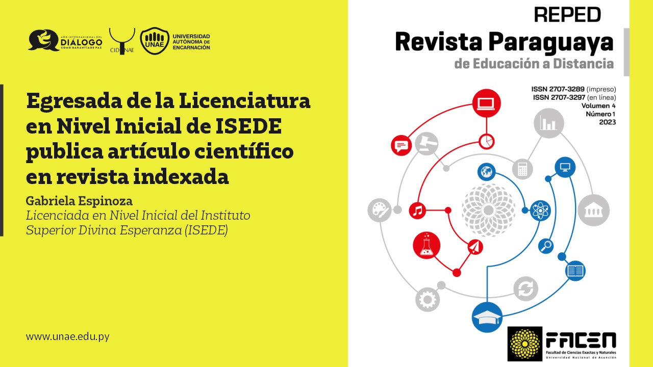 Egresada publica articulo ISEDE UNAE 23