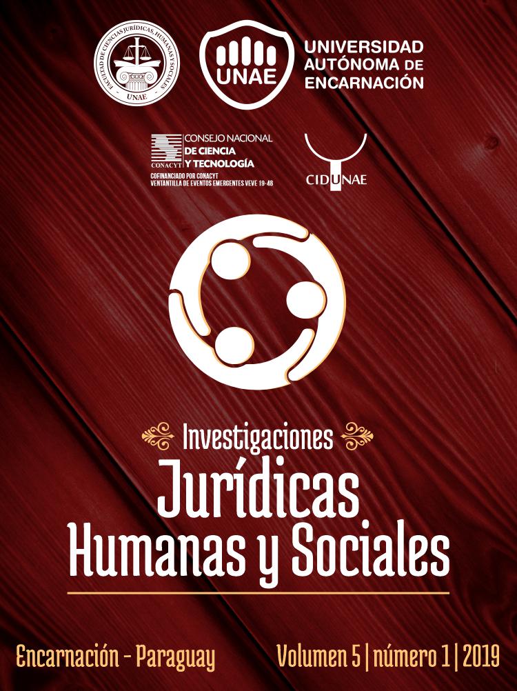 					Ver Vol. 5 Núm. 1 (2019): Investigaciones Jurídicas, Humanas y Sociales
				