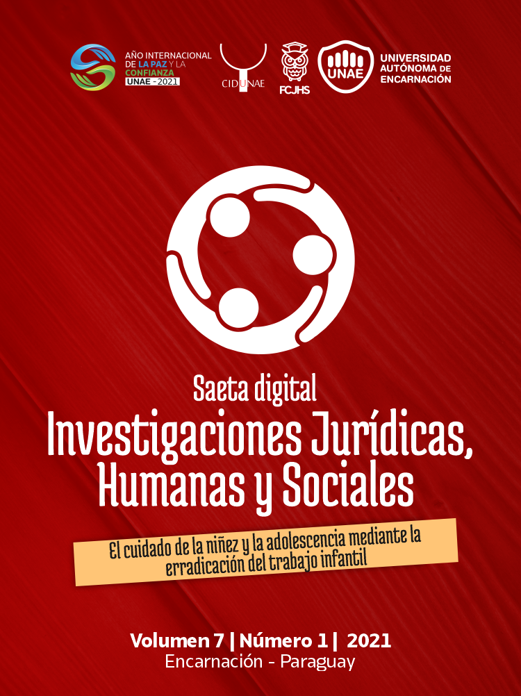 					Ver Vol. 7 Núm. 1 (2021): Investigaciones Jurídicas, Humanas y Sociales
				