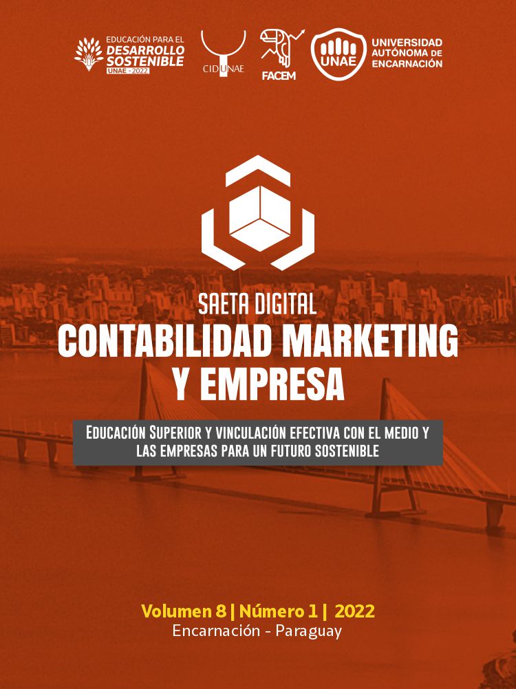 Ver Vol. 8 Núm. 1 (2022): Contabilidad, Marketing y Empresa