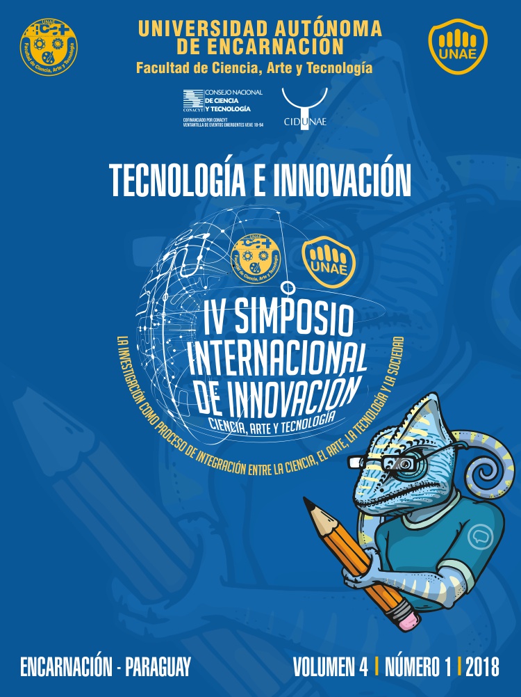 					Ver Vol. 4 Núm. 1 (2018): Tecnología e Innovación
				