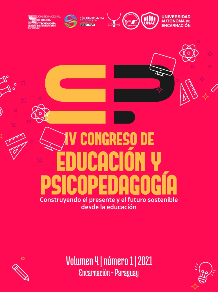 					Ver Vol. 4 Núm. 1 (2021): Educación y Psicopedagogía
				