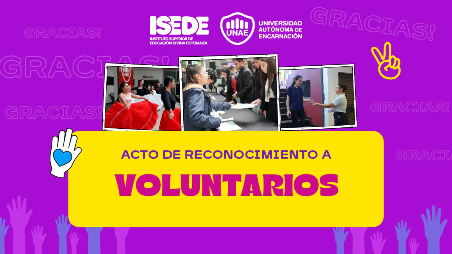 Acto de Reconocimiento a Voluntarios UNAE – ISEDE 2025