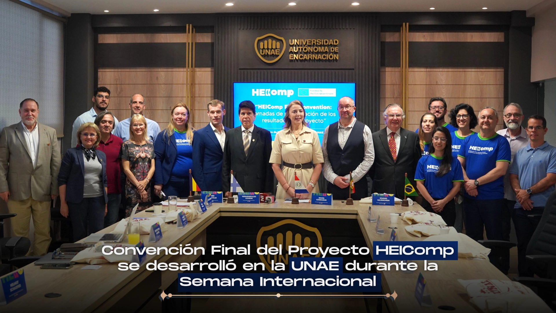 Convención Final del Proyecto HEIComp se desarrolló en la UNAE durante la Semana Internacional