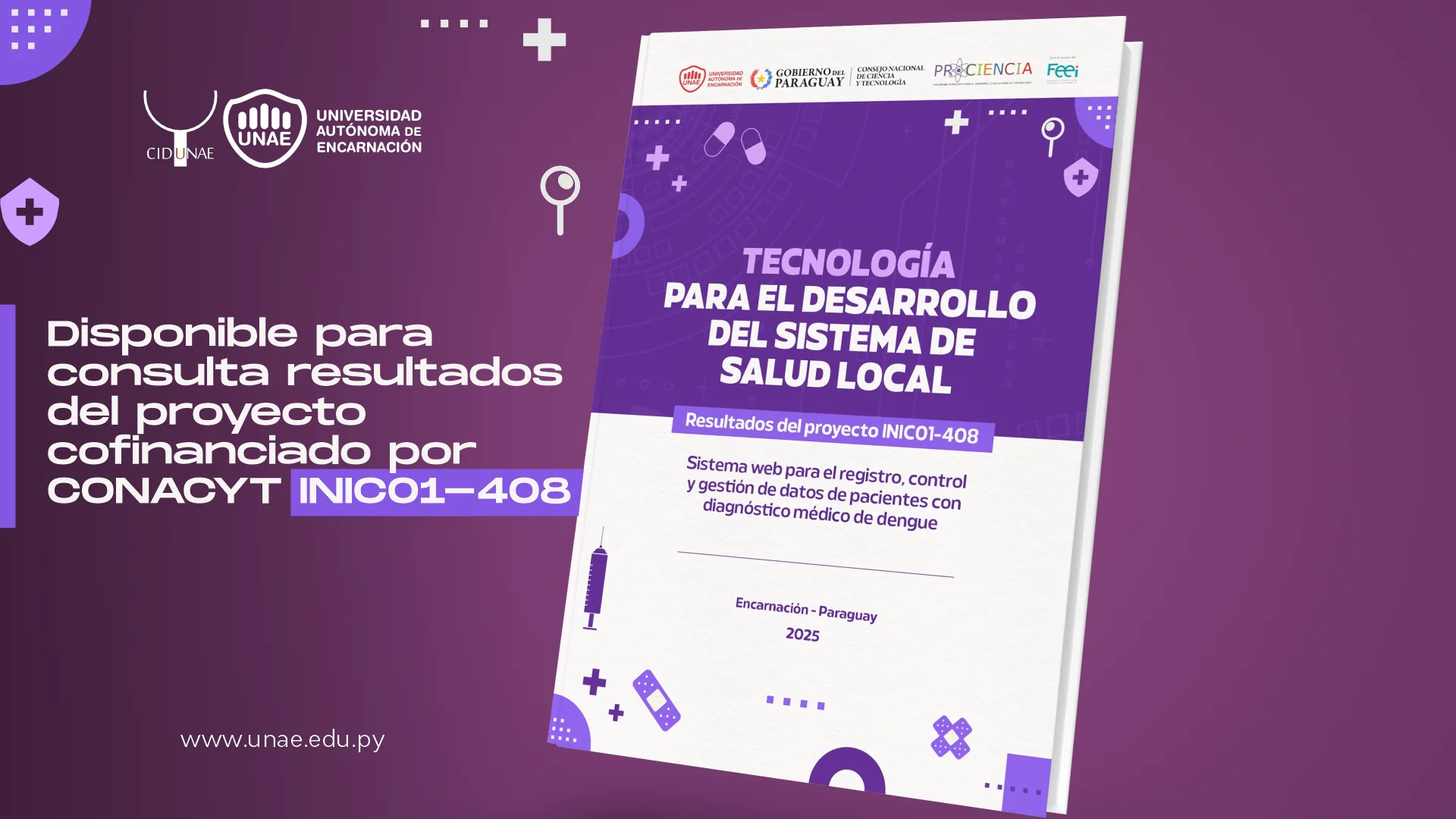 Disponible para consulta resultados del proyecto cofinanciado por CONACYT INIC01-408