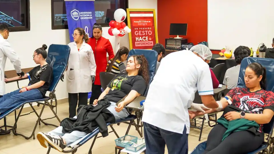 UNAE realizó una jornada de promoción y colecta de sangre