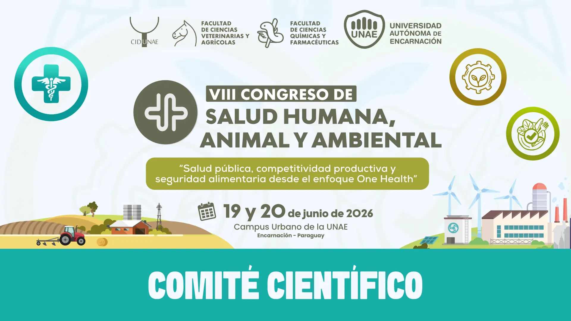 Prestigioso Comité Científico del VIII Congreso de Salud Humana, Animal y Ambiental