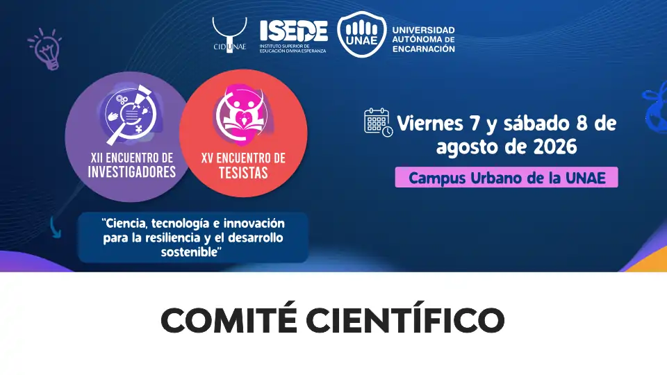 Comité Científico del XII Encuentro de Investigadores y XV Encuentro de Tesistas - 2026