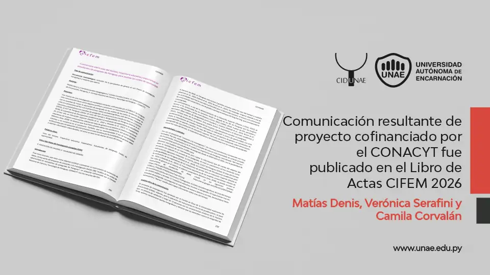 Comunicación resultante de proyecto cofinanciado por el CONACYT fue publicado en el Libro de Actas CIFEM 2026