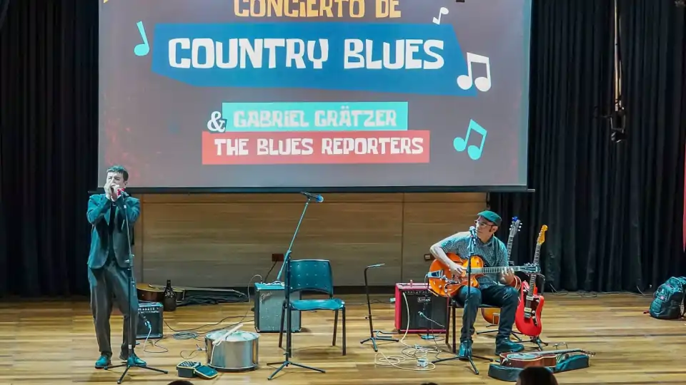 La Agenda Cultural UNAE presentó un concierto de Country Blues con destacados músicos de Argentina y Paraguay