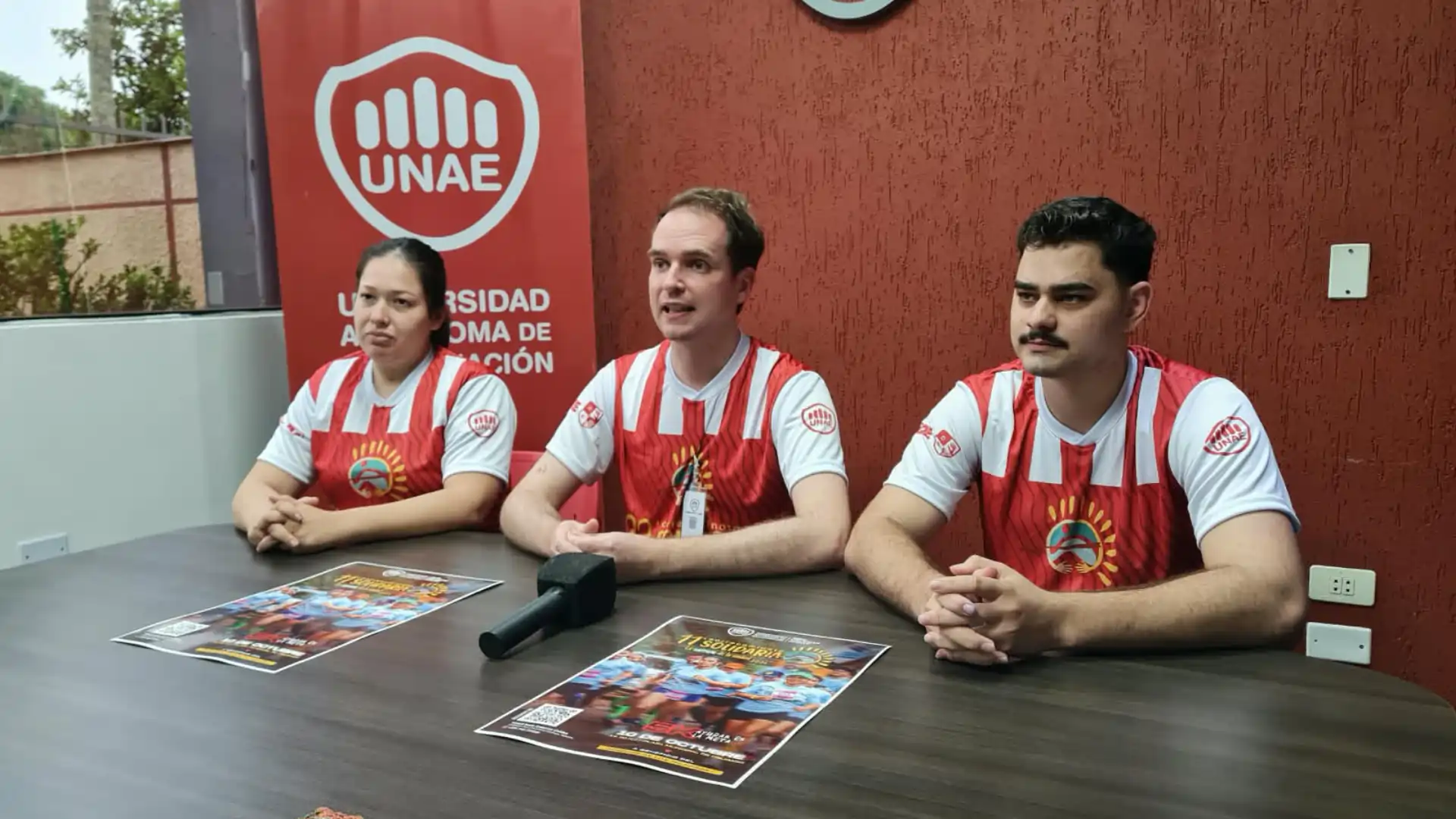 UNAE Sede Colonias Unidas presentó la 11ª Correcaminata Solidaria “La carrera de la ciudad” en conferencia de prensa