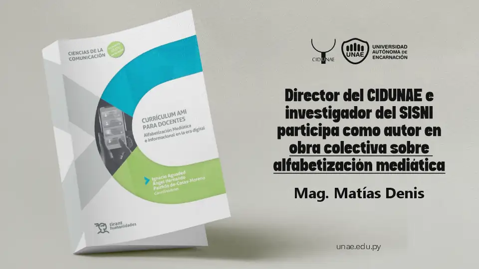 Director del CIDUNAE e investigador del SISNI participa como autor en obra colectiva sobre alfabetización mediática 
