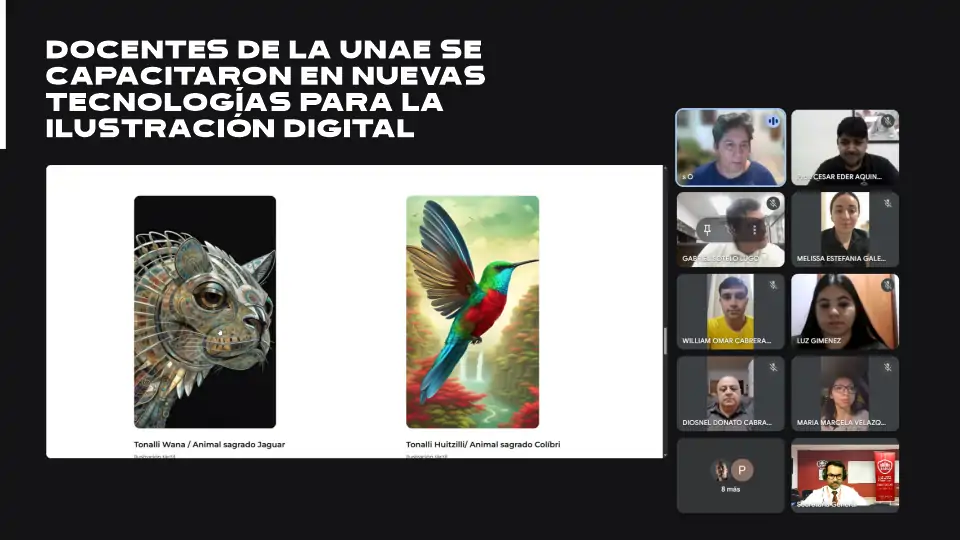 Docentes de la UNAE se capacitaron en nuevas tecnologías para la ilustración digital