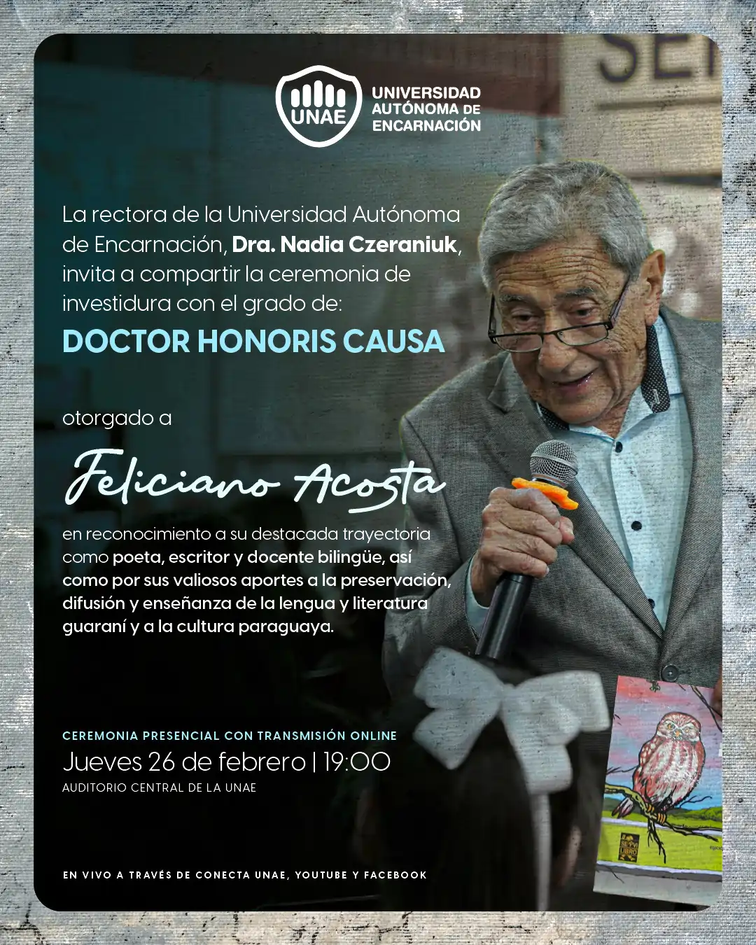  Ceremonia de Investidura – Doctor Honoris Causa