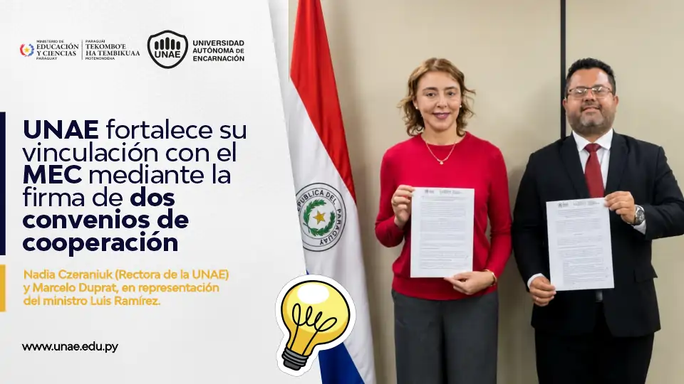 UNAE fortalece su vinculación con el Ministerio de Educación y Ciencias mediante la firma de dos convenios de cooperación