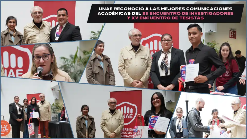 UNAE reconoció a las mejores comunicaciones académicas del XII Encuentro de Investigadores y XV Encuentro de Tesistas