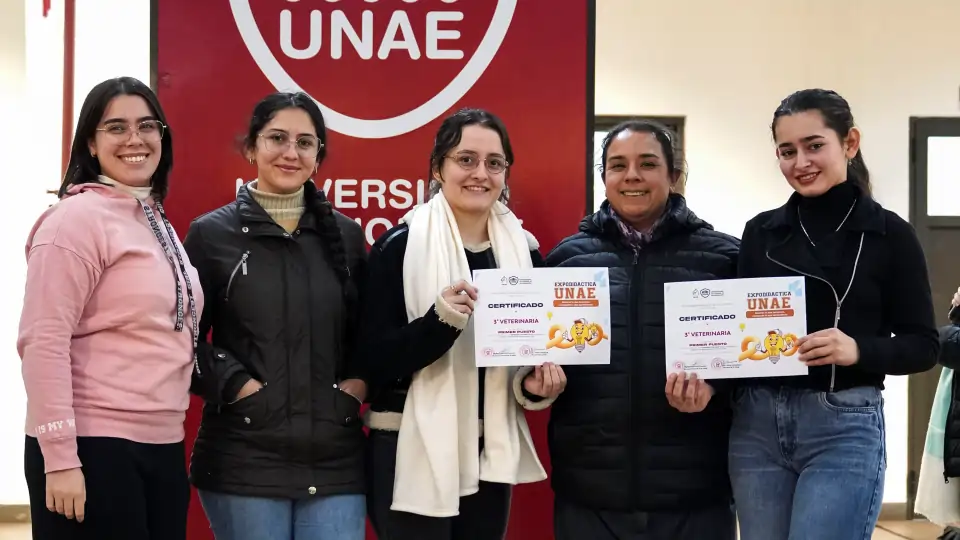 Premiación a los mejores proyectos de la Expo Didáctica de la carrera de Veterinaria