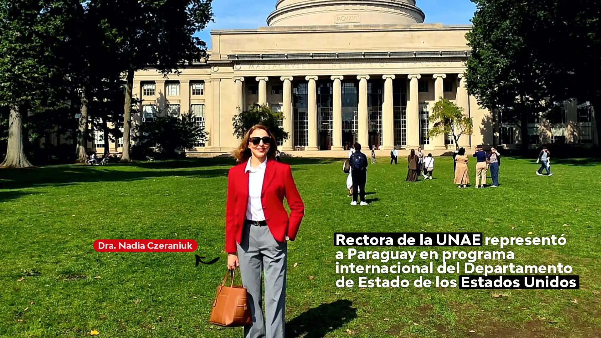 Rectora de la UNAE representó a Paraguay en programa internacional del Departamento de Estado de los Estados Unidos