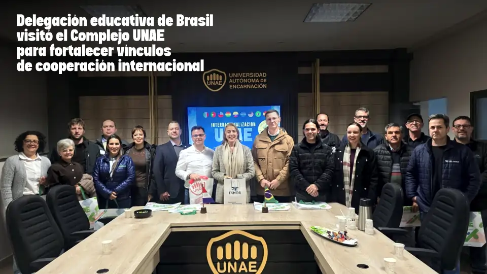 Delegación educativa de Brasil visitó el Complejo UNAE para fortalecer vínculos de cooperación internacional