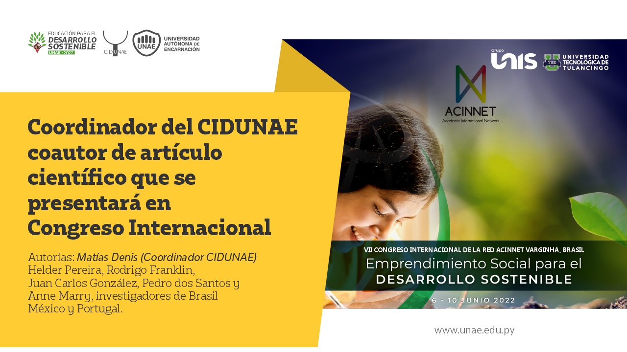 CIDUNAE en congreso ACINNET 2022