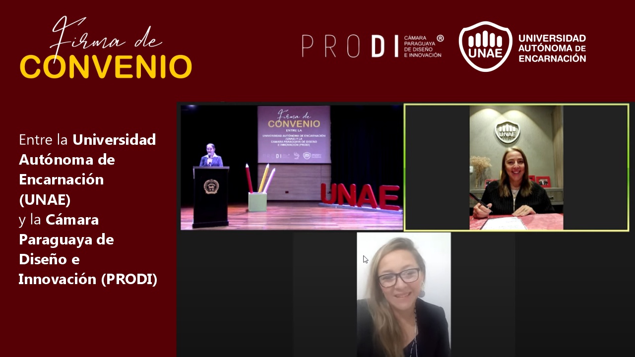Firma de convenio UNAE PRODI 2021