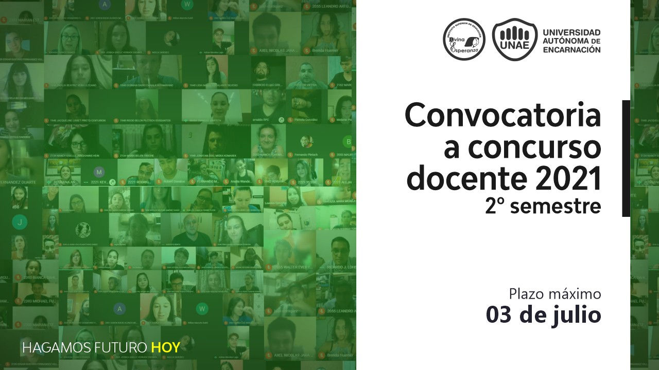 concurso docente isede 2021