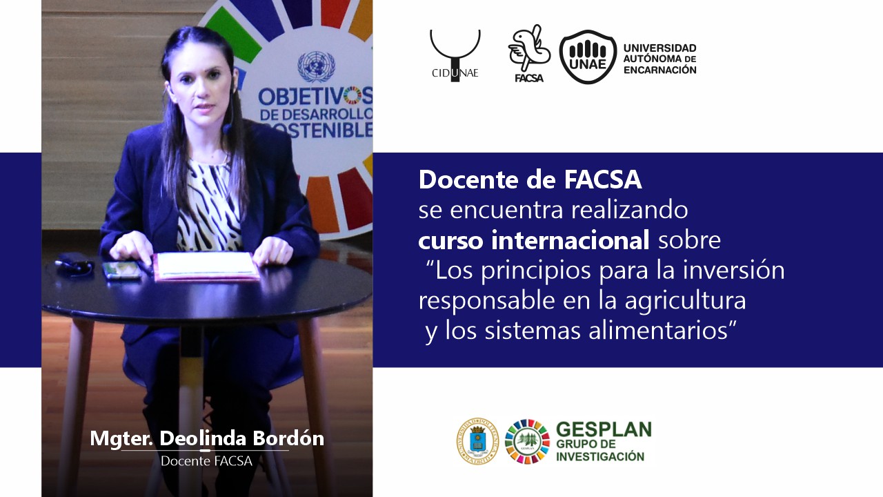 docente de facsa participa internacionalmente