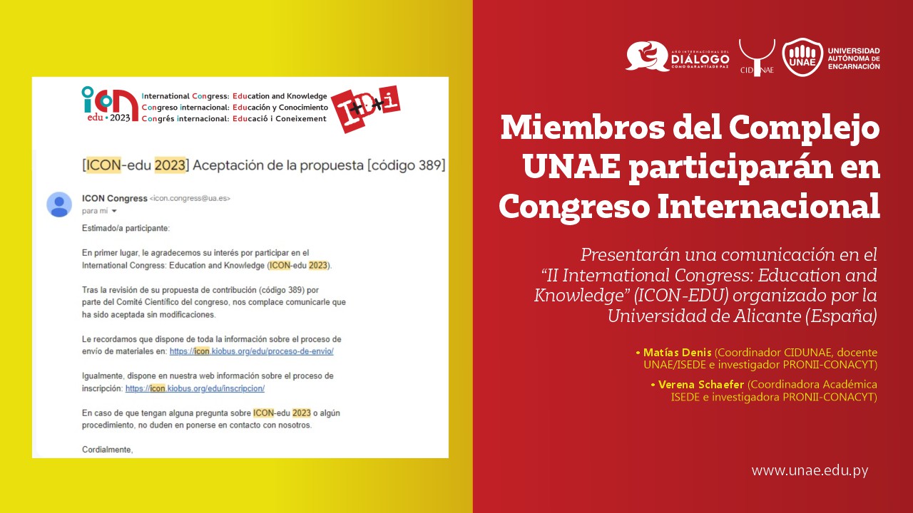 miembros unae Matias Verena participaran en congreso internacional 23