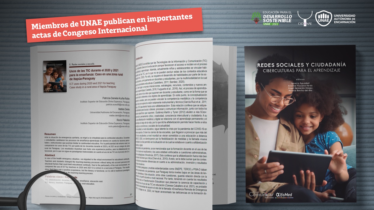miembros unae publican en acta internacional