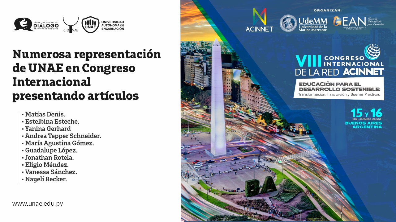 representacion unae en congreso acinnet 2023